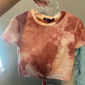 Shirt, crop top, honey